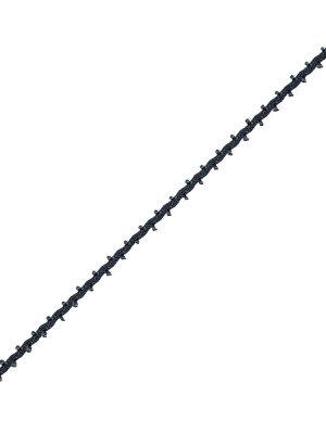 Charcoal European Crochet Trim – 0.25″ Charcoal European Crochet Trim – 0.25″