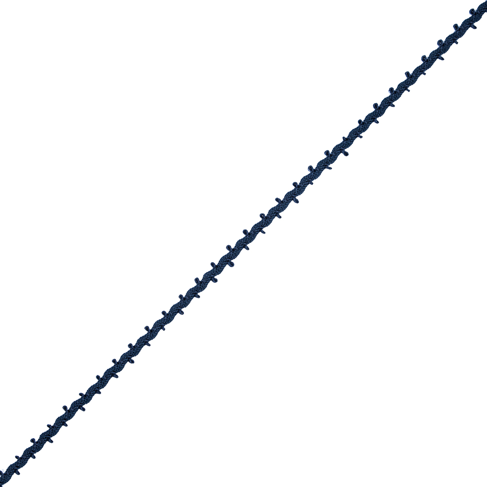 Navy European Crochet Trim – 0.25″ Navy European Crochet Trim – 0.25″
