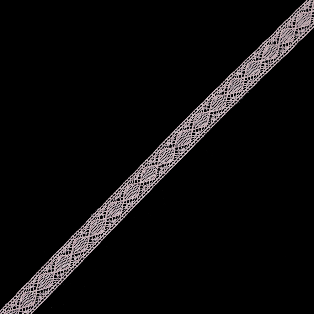 European Pink Diamonds Crochet Lace Cotton Trimming – 3/4″ European Pink Diamonds Crochet Lace Cotton Trimming – 3/4″