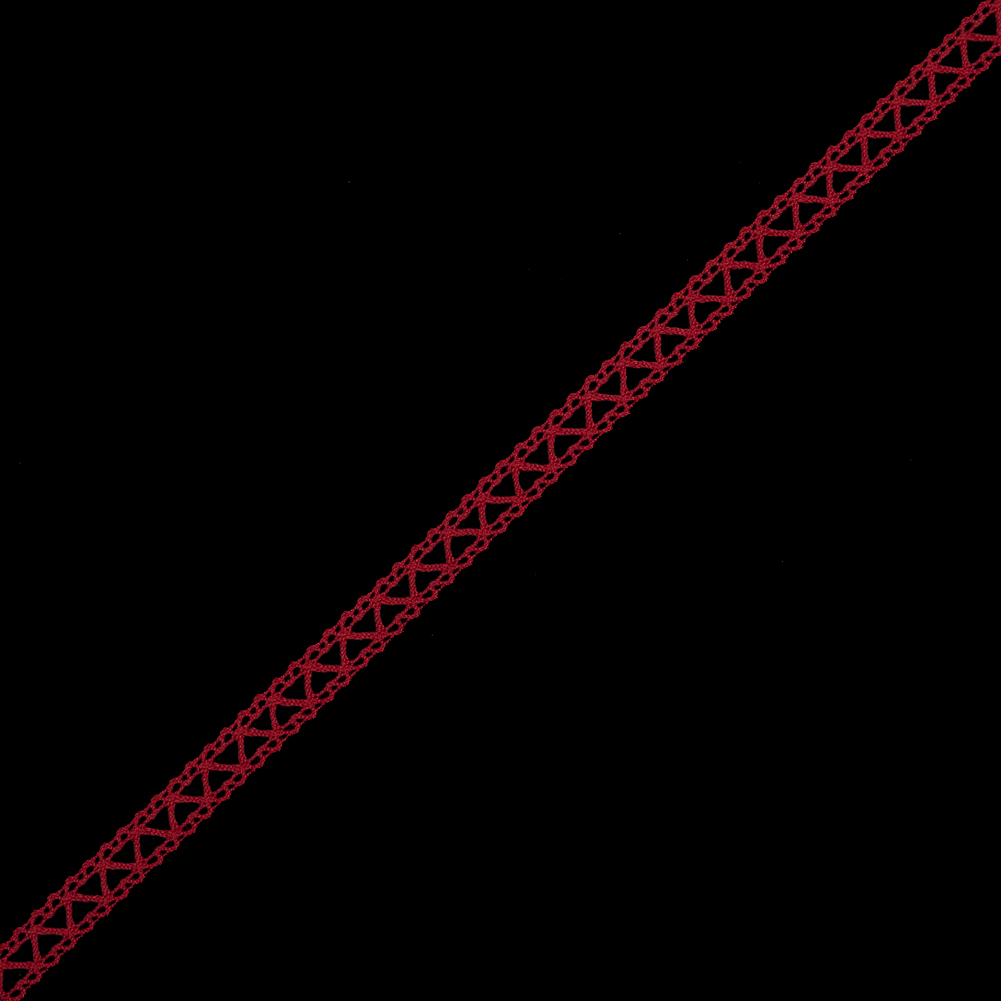 Red European Cotton Crochet Trim – 0.5″ Red European Cotton Crochet Trim – 0.5″
