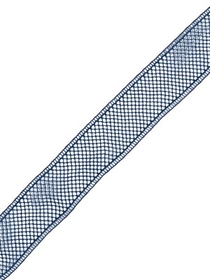 Navy European Cotton Crochet Trim – 1.5″ Navy European Cotton Crochet Trim – 1.5″