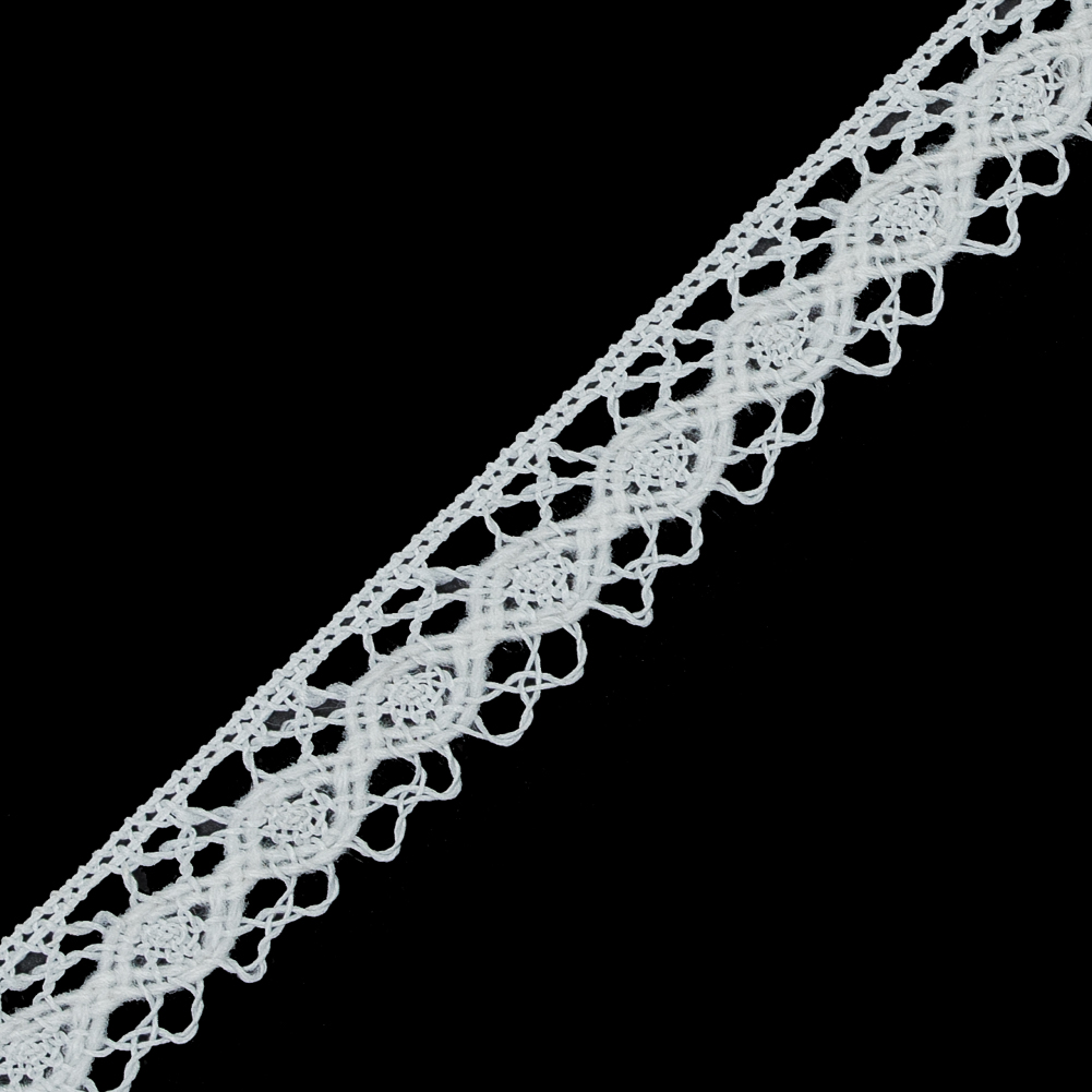 Off-White European Crochet Trim - 0.75"
