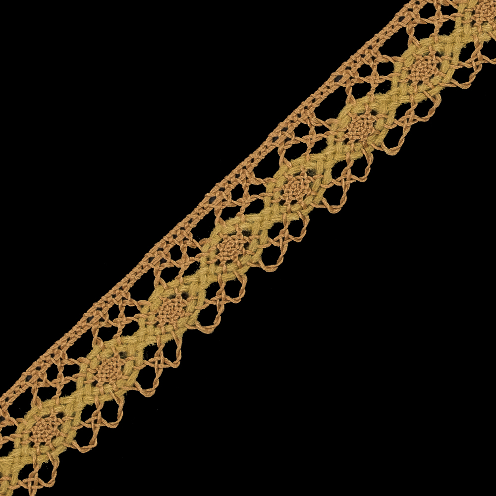 Gold European Crochet Trim - 0.75"