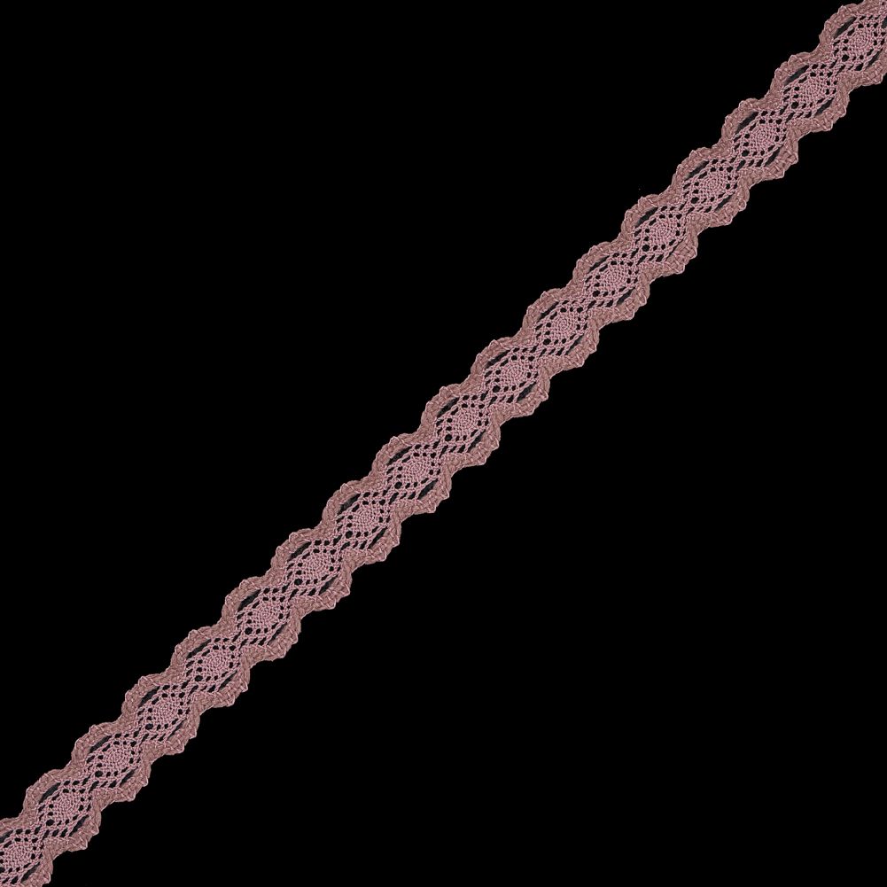 Dusty Rose European Crochet Trim - 0.875"