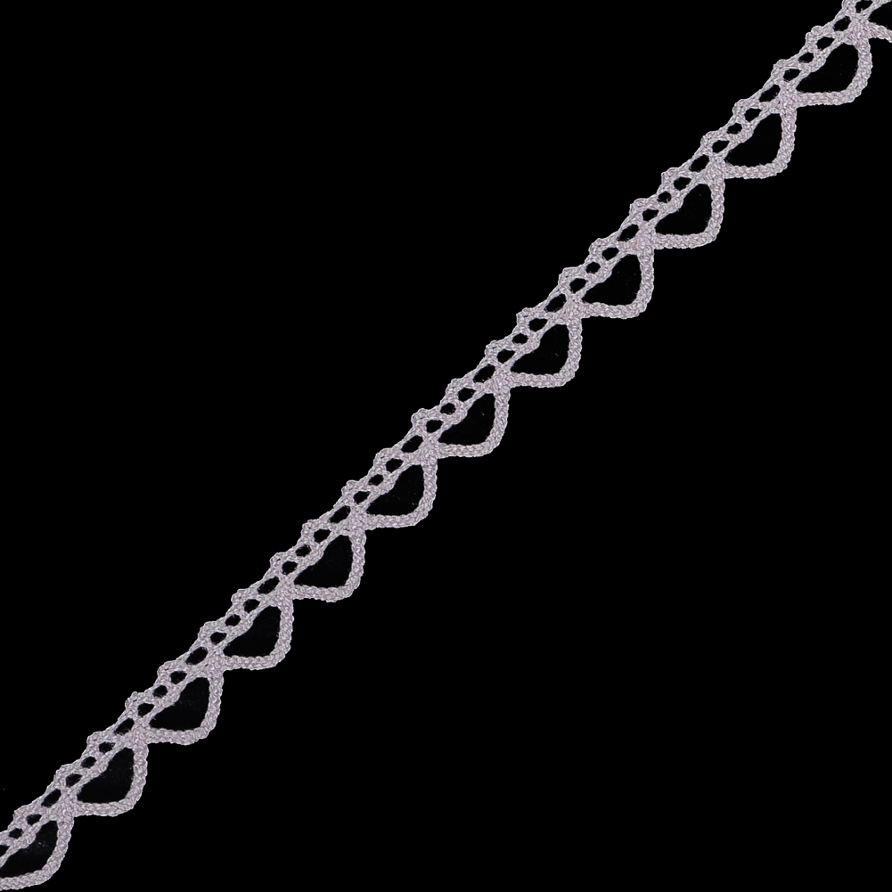 Light Pink European Cotton Crochet Trim - 0.375"
