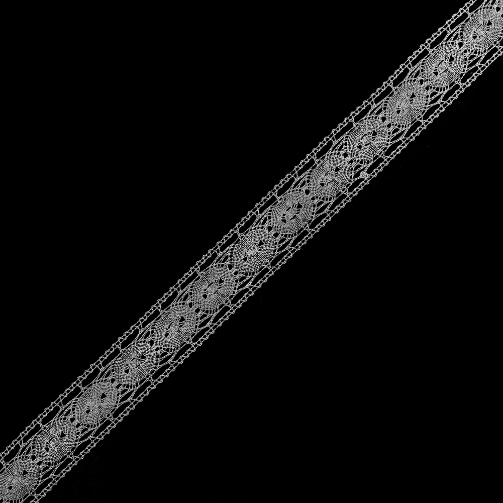 Silver European Metallic Trim – 1.125″ Silver European Metallic Trim – 1.125″