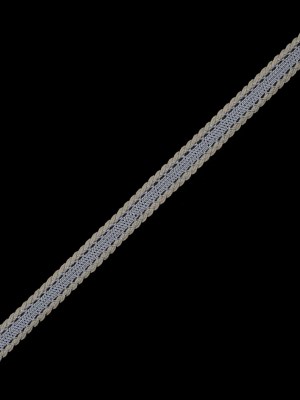 Gray and Beige European Crochet Trim – 0.5″ Gray and Beige European Crochet Trim – 0.5″