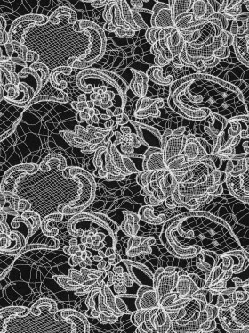 Couture Floral Lace – White Couture Floral Lace – White