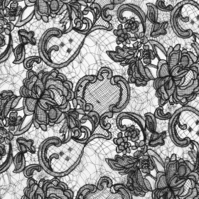 Couture Floral Lace – Black Couture Floral Lace – Black