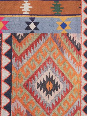 Multicolor Kilim Printed Canvas Multicolor Kilim Printed Canvas