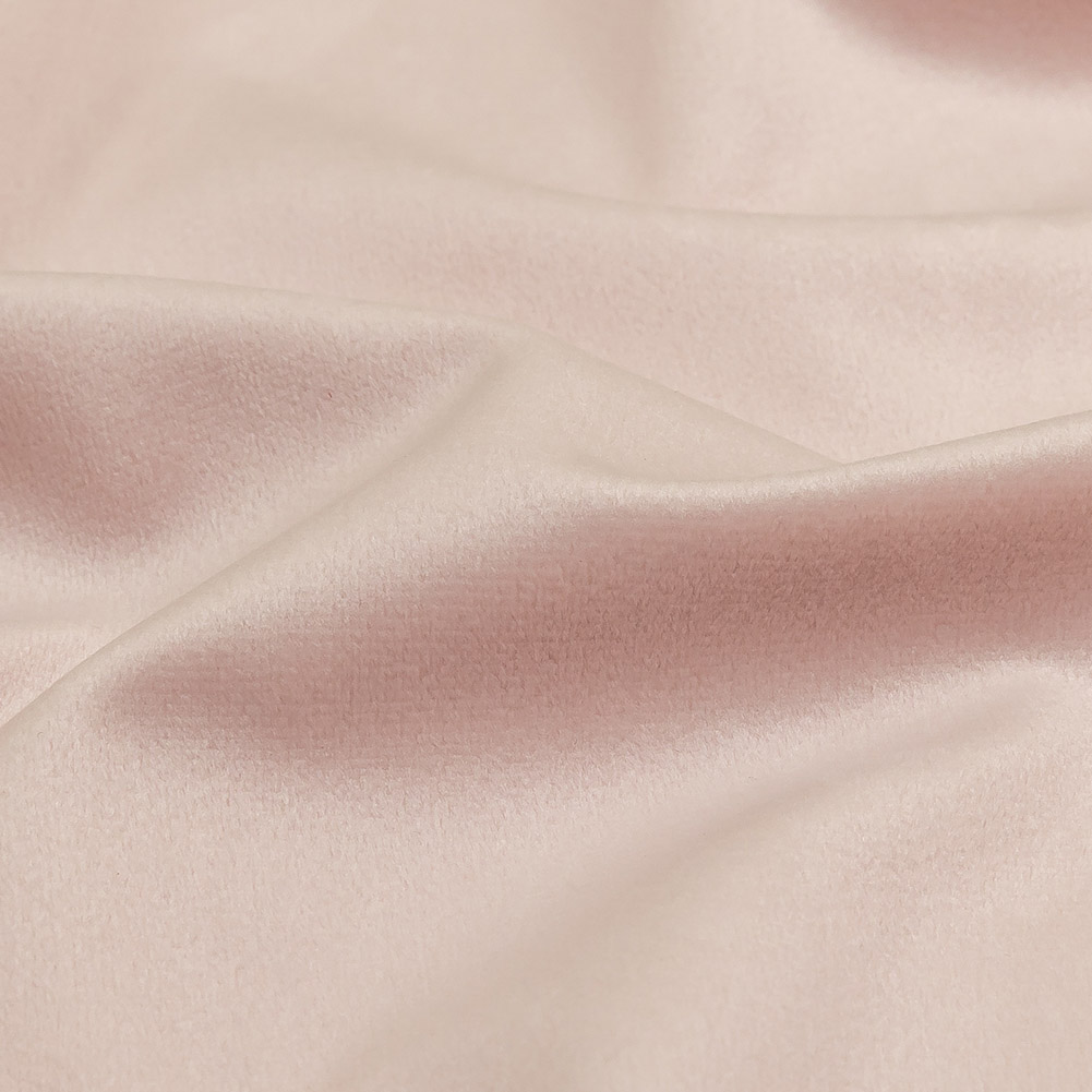 Blush Creamy Polyester Velvet Blush Creamy Polyester Velvet