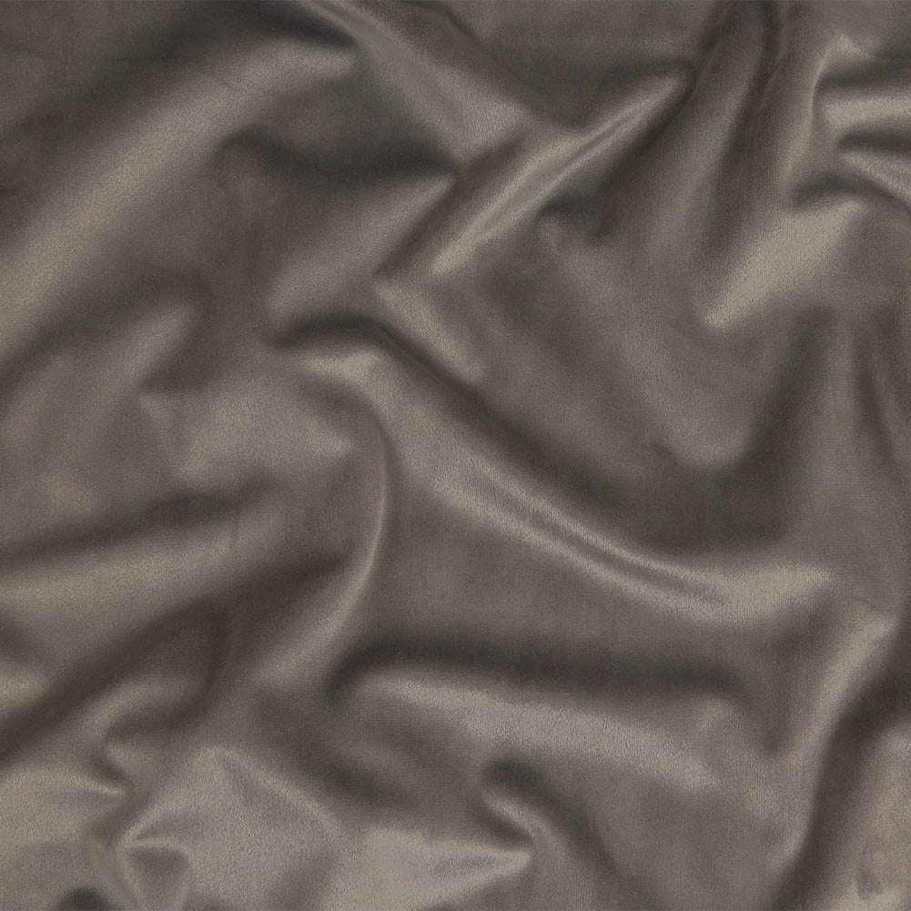 Gunmetal Creamy Polyester Velvet Gunmetal Creamy Polyester Velvet