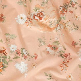 Cotton Poplin – Peach Pink Floral – Flores de las Montanas Print – Mood Exclusive Felipe Collection Cotton Poplin – Peach Pink Floral – Flores de las Montanas Print – Mood Exclusive Felipe Collection