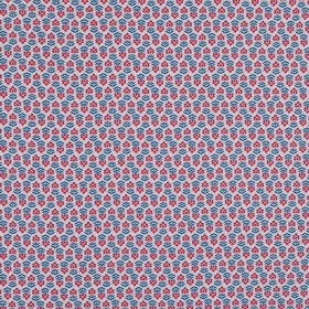 Cotton Voile – Red, White and Blue Vintage Ditsy Floral Cotton Voile – Red, White and Blue Vintage Ditsy Floral