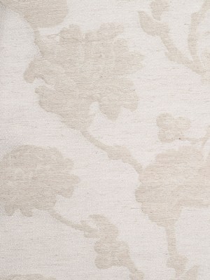 Metallic Silver Floral Polyester Brocade Metallic Silver Floral Polyester Brocade