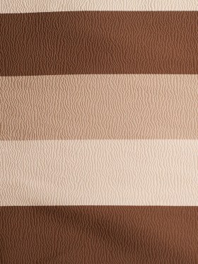 Brown Striped Polyester Brocade Brown Striped Polyester Brocade