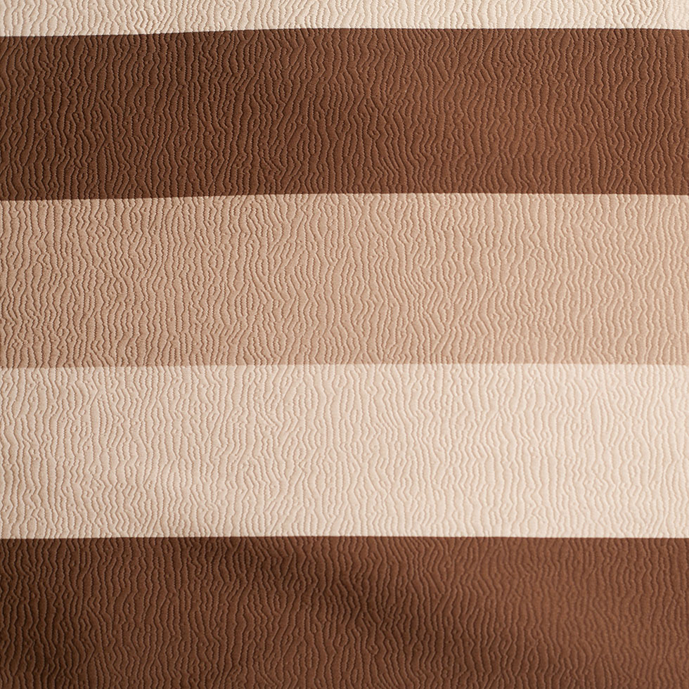 Brown Striped Polyester Brocade Brown Striped Polyester Brocade