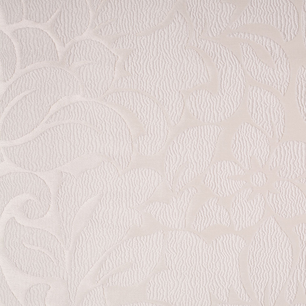 Ivory Floral Polyester Jacquard Ivory Floral Polyester Jacquard