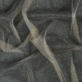 Metallic Tulle – Gold on White Metallic Tulle – Gold on White