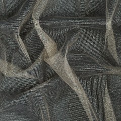 Metallic Tulle – Gold on White Metallic Tulle – Gold on White