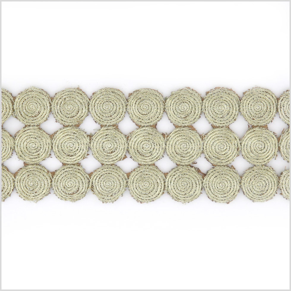 2″ Metallic Gold Swirl Trim 2″ Metallic Gold Swirl Trim