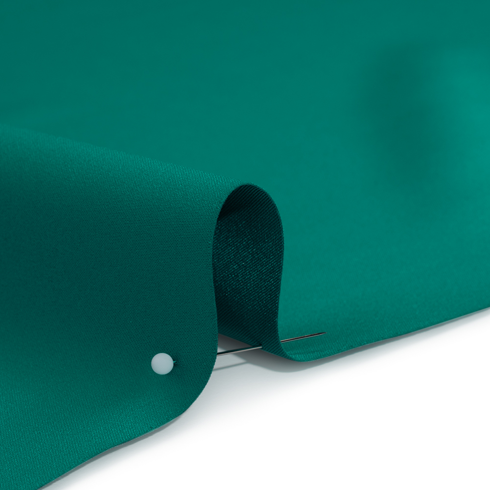 Polyester Satin – Crepe Teal – Reverie Collection Polyester Satin – Crepe Teal – Reverie Collection