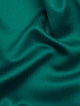 Polyester Satin – Crepe Teal – Reverie Collection Polyester Satin – Crepe Teal – Reverie Collection