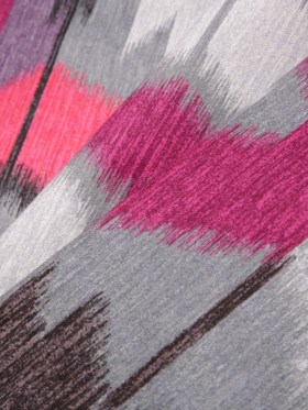 Fuchsia Large-Scale Ikat Geometric Upholstery Velvet Fuchsia Large-Scale Ikat Geometric Upholstery Velvet