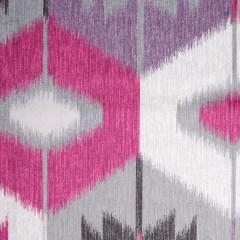 Fuchsia Large-Scale Ikat Geometric Upholstery Velvet Fuchsia Large-Scale Ikat Geometric Upholstery Velvet