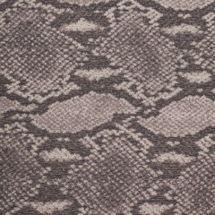 Chrome Python Printed Polyester Woven Chrome Python Printed Polyester Woven