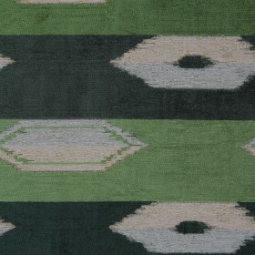 Moss Green Geometric Cut Polyester Blended Velvet Moss Green Geometric Cut Polyester Blended Velvet
