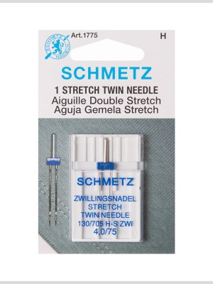 Schmetz Stretch Twin Machine Needle – 4.0/75 – 1 ct Schmetz Stretch Twin Machine Needle – 4.0/75 – 1 ct