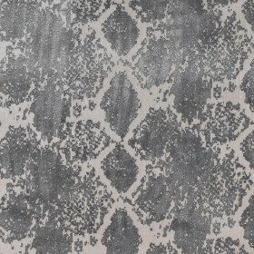 Platinum Python Polyester and Rayon Velvet Platinum Python Polyester and Rayon Velvet