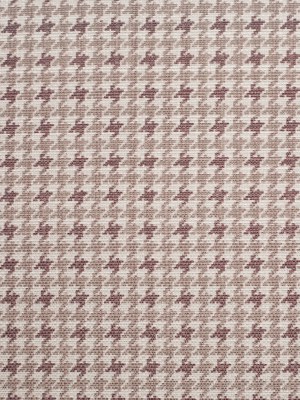 Spanish Brown Houndstooth Poly-Cotton Woven Spanish Brown Houndstooth Poly-Cotton Woven