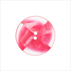 Plastic 2-Hole Button Made in Italy – 36L/23mm – Pink and Transparent Swirled Fan Blades Plastic 2-Hole Button Made in Italy – 36L/23mm – Pink and Transparent Swirled Fan Blades