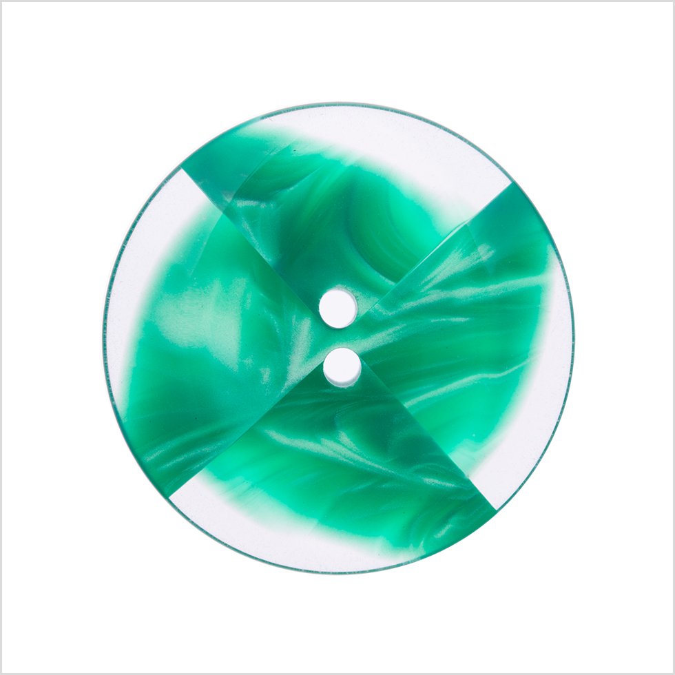 Italian Green Abstract Semi-Clear 2-Hole Plastic Button – 44L/28mm Italian Green Abstract Semi-Clear 2-Hole Plastic Button – 44L/28mm