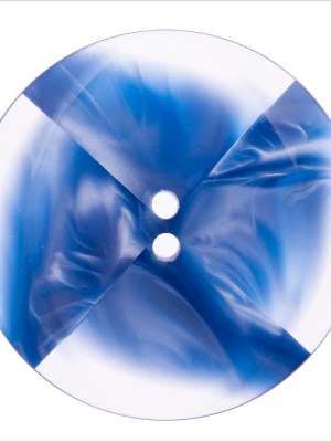 Italian Blue Abstract Semi-Clear 2-Hole Plastic Button – 54L/34mm Italian Blue Abstract Semi-Clear 2-Hole Plastic Button – 54L/34mm