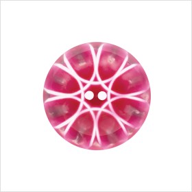 Plastic 2-Hole Button Made in Italy – 36L/23mm – Red and Transparent Loop de Loops Plastic 2-Hole Button Made in Italy – 36L/23mm – Red and Transparent Loop de Loops