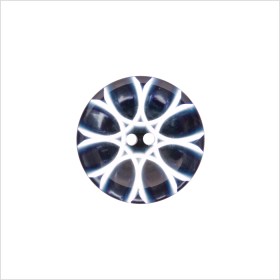 Italian Black Abstract Semi-Clear 2-Hole Plastic Button – 28L/18mm Italian Black Abstract Semi-Clear 2-Hole Plastic Button – 28L/18mm
