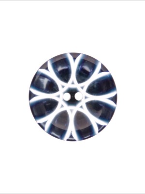 Italian Black Abstract Semi-Clear 2-Hole Plastic Button – 28L/18mm Italian Black Abstract Semi-Clear 2-Hole Plastic Button – 28L/18mm