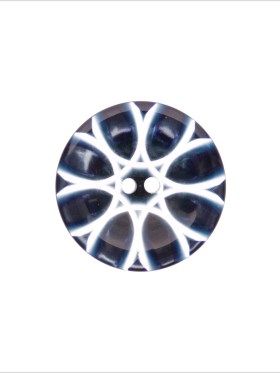 Italian Black Abstract Semi-Clear 2-Hole Plastic Button – 28L/18mm Italian Black Abstract Semi-Clear 2-Hole Plastic Button – 28L/18mm