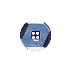 Italian Navy Abstract Semi-Clear 2-Hole Plastic Button – 28L/18mm Italian Navy Abstract Semi-Clear 2-Hole Plastic Button – 28L/18mm
