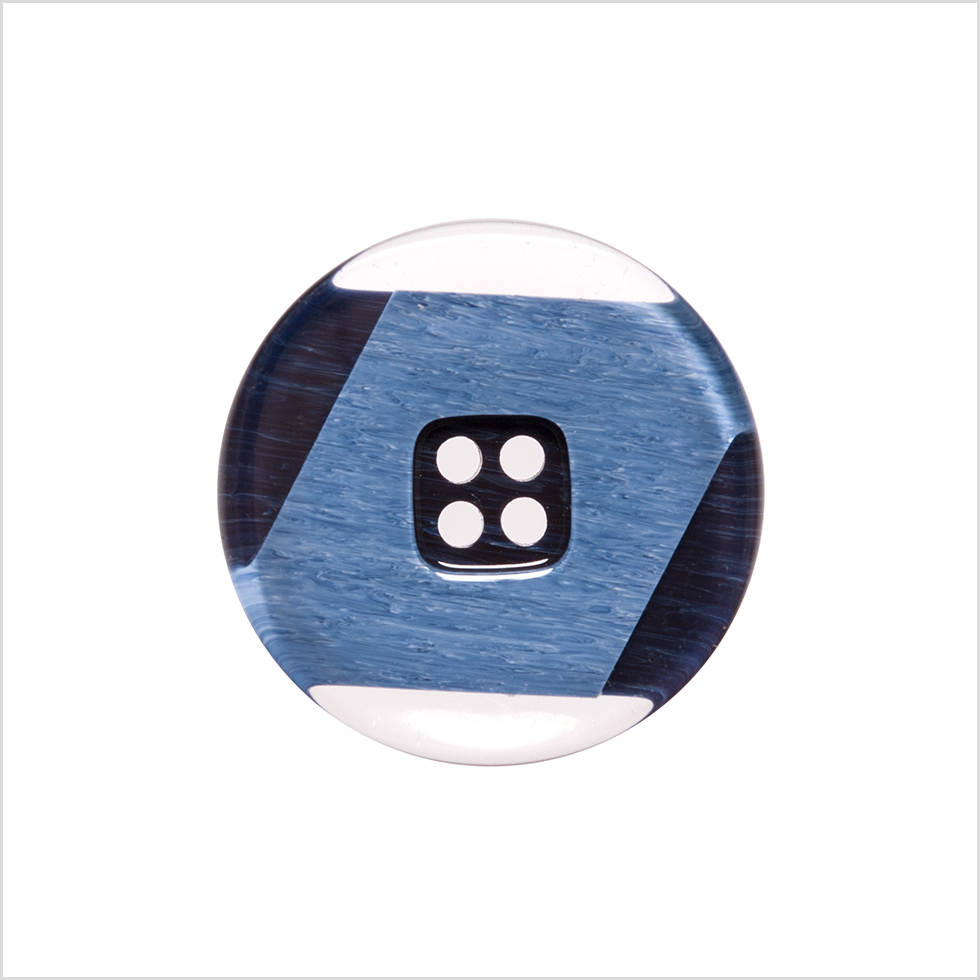Italian Navy Abstract Semi-Clear 2-Hole Plastic Button – 36L/23mm Italian Navy Abstract Semi-Clear 2-Hole Plastic Button – 36L/23mm