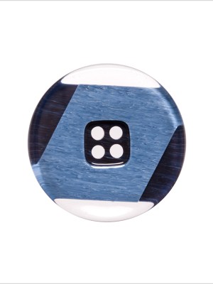 Italian Navy Abstract Semi-Clear 2-Hole Plastic Button – 36L/23mm Italian Navy Abstract Semi-Clear 2-Hole Plastic Button – 36L/23mm