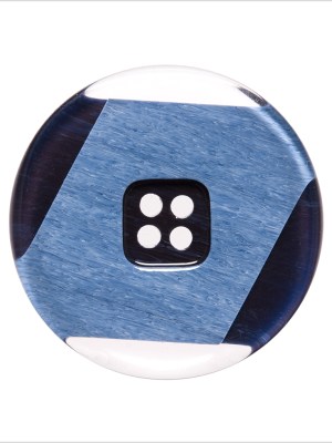 Italian Navy Abstract Semi-Clear 2-Hole Plastic Button – 44L/28mm Italian Navy Abstract Semi-Clear 2-Hole Plastic Button – 44L/28mm