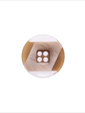 Italian Brown Abstract Semi-Clear 2-Hole Plastic Button – 24L/15mm Italian Brown Abstract Semi-Clear 2-Hole Plastic Button – 24L/15mm
