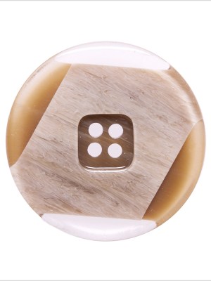 Italian Brown Abstract Semi-Clear 2-Hole Plastic Button – 44L/28mm Italian Brown Abstract Semi-Clear 2-Hole Plastic Button – 44L/28mm