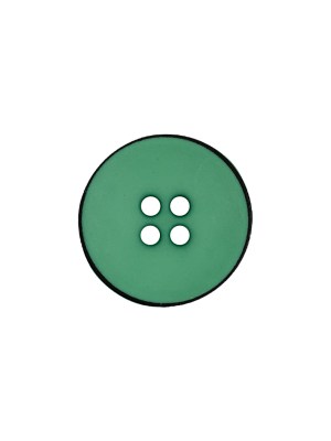 Italian Green 4-Hole Plastic Button – 24L/15mm Italian Green 4-Hole Plastic Button – 24L/15mm