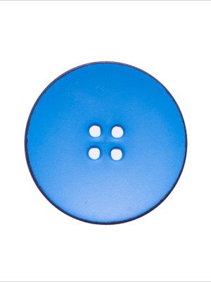 Italian Blue 4-Hole Plastic Button – 36L/23mm Italian Blue 4-Hole Plastic Button – 36L/23mm