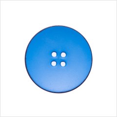 Italian Blue 4-Hole Plastic Button – 36L/23mm Italian Blue 4-Hole Plastic Button – 36L/23mm